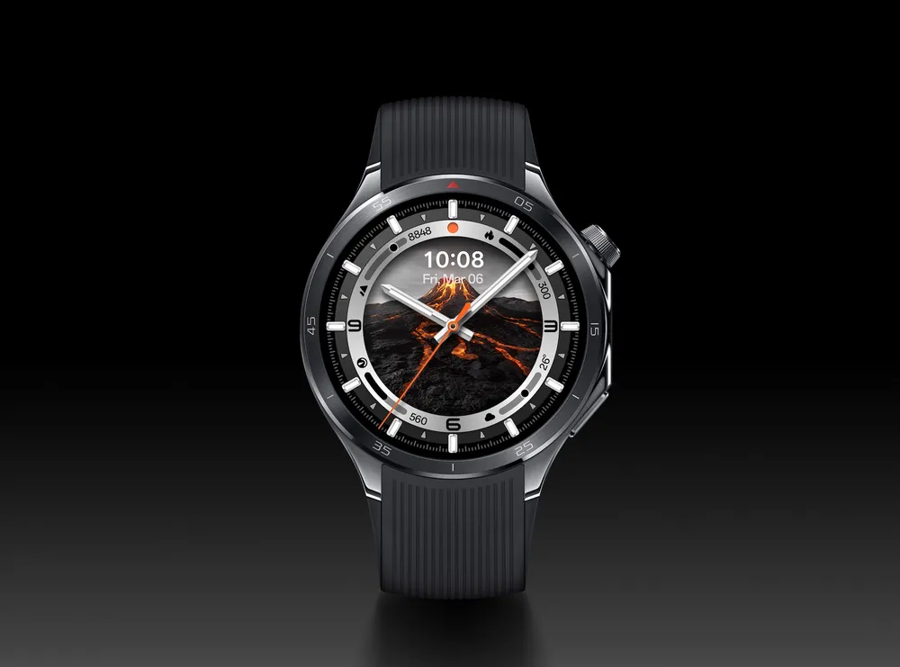 OPPO Watch X2 với màu đen mạnh mẽ, cá tính.