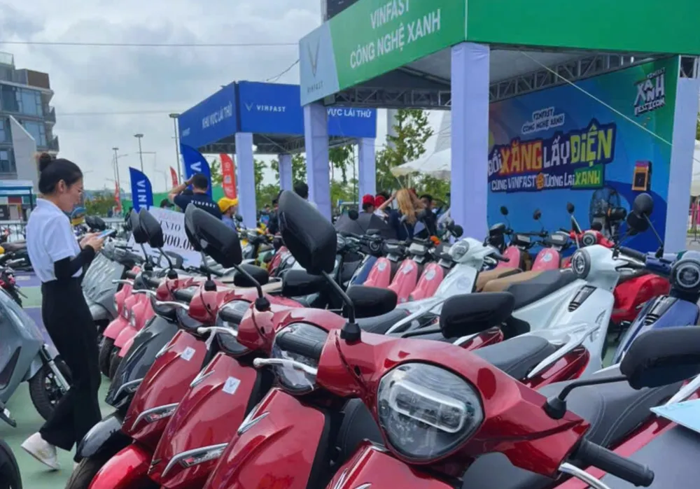 VinFast đặt mục tiêu lớn về doanh số xe máy điện vào năm 2025.