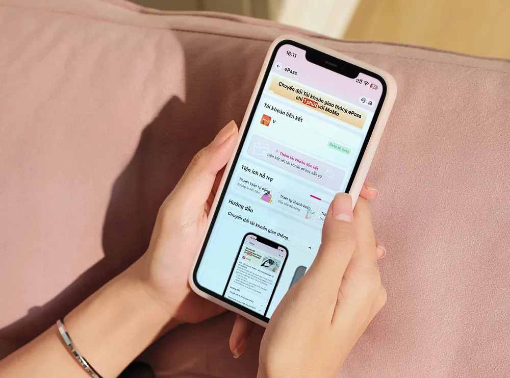 Mini-app ePass trên ứng dụng MoMo 2. Mini-app ePass tren MoMo.png