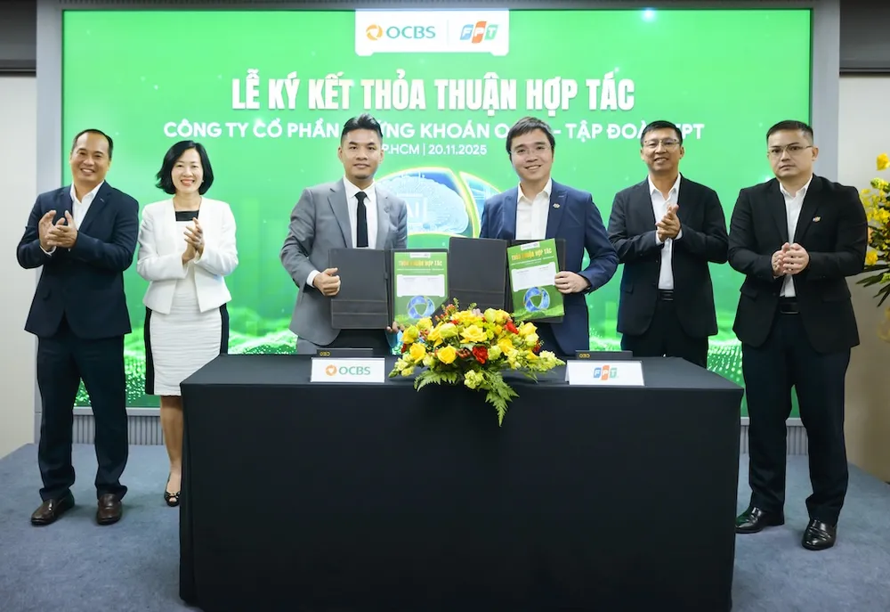 OCBS và FPT ký kết hợp tác, kiến tạo hệ sinh thái tài chính số AI