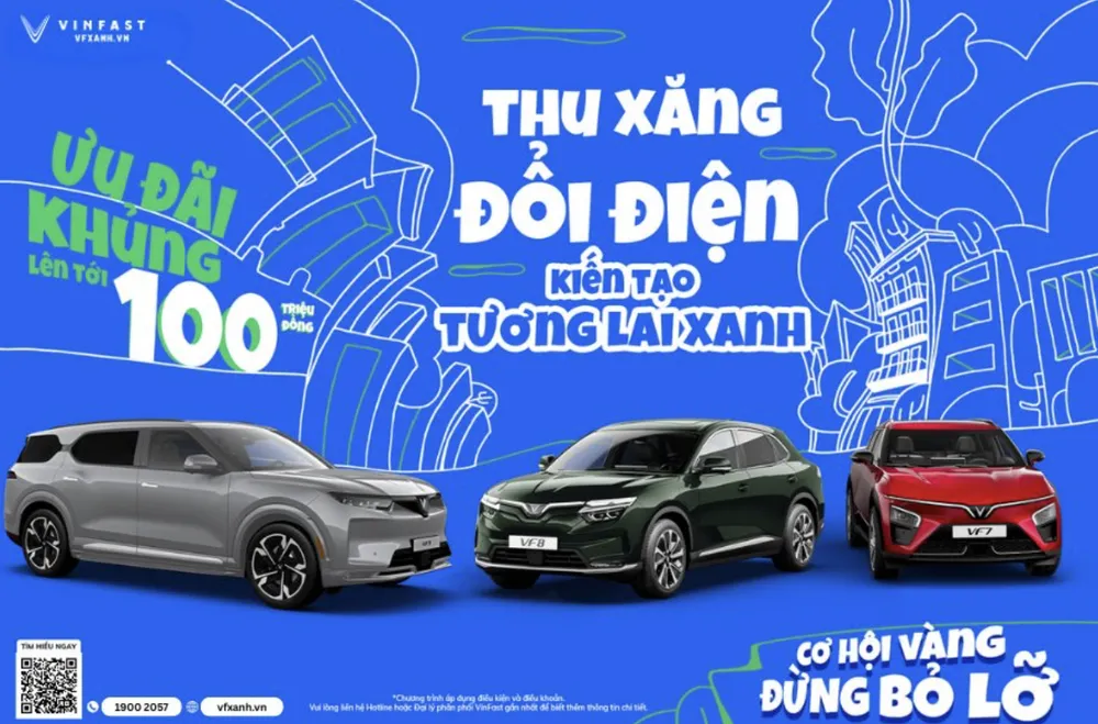 Đổi ô tô cũ lấy xe điện mới là một chương trình đáng quan tâm