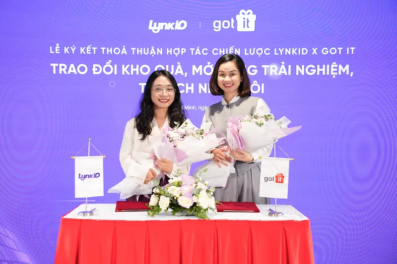 Đại diện LynkiD và Got It tại lễ ký kết
