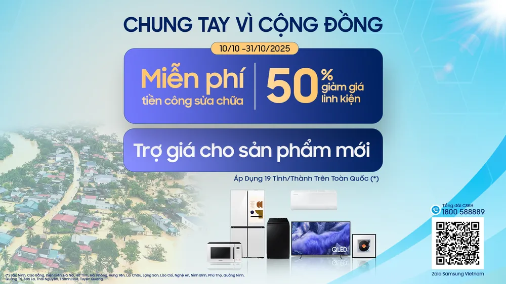 Chương trình được áp dụng đến ngày 31-10-2025