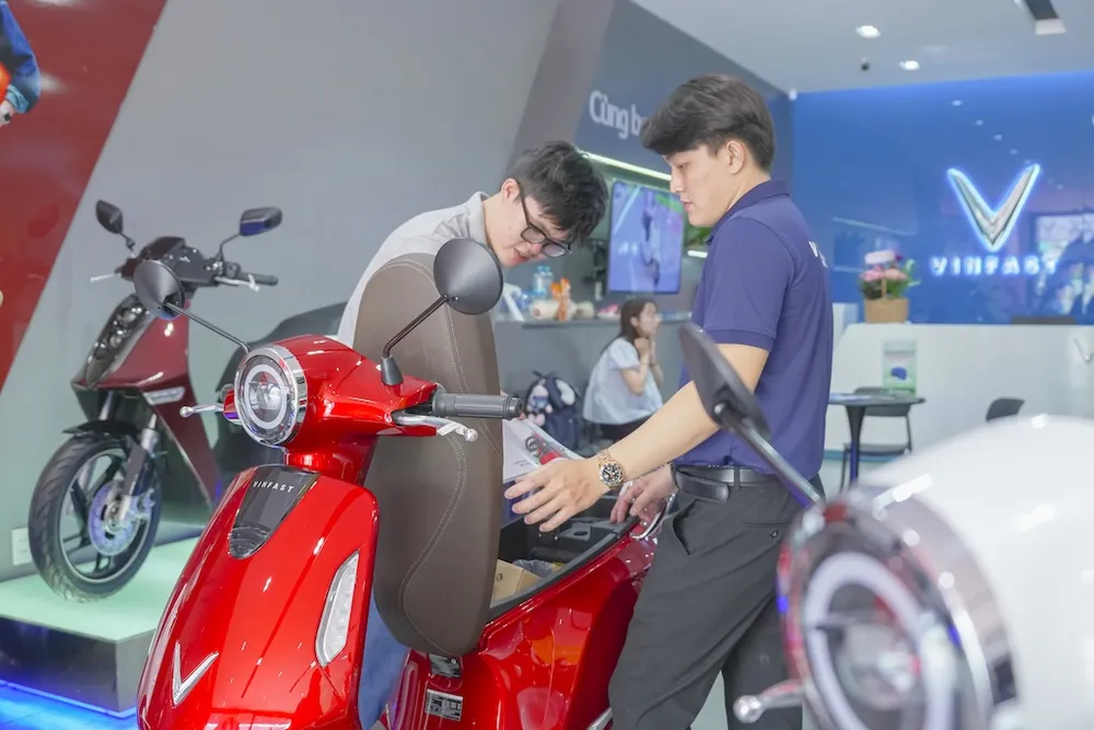 Các dòng xe máy điện của VinFast tại VFXanh đều có doanh số tốt