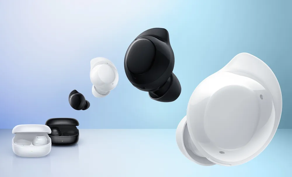 Galaxy Buds Core với hai lựa chọn màu sắc là đen và trắng