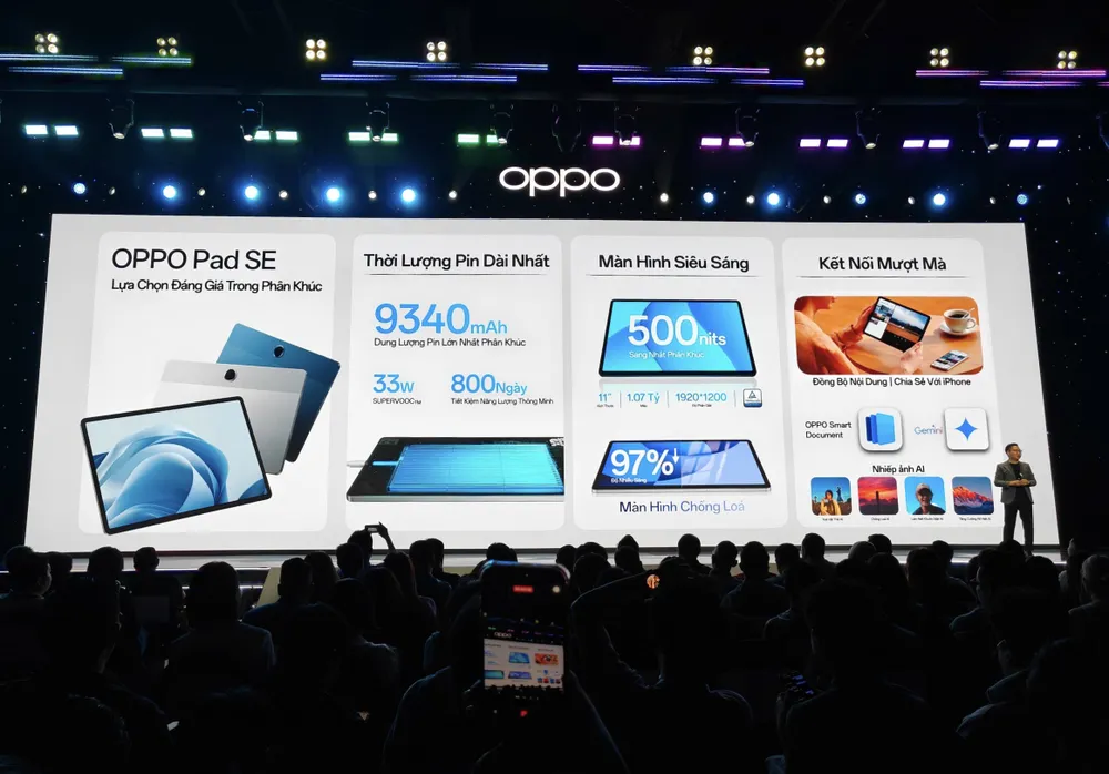 OPPO Pad SE đã được ra mắt tại Việt Nam.