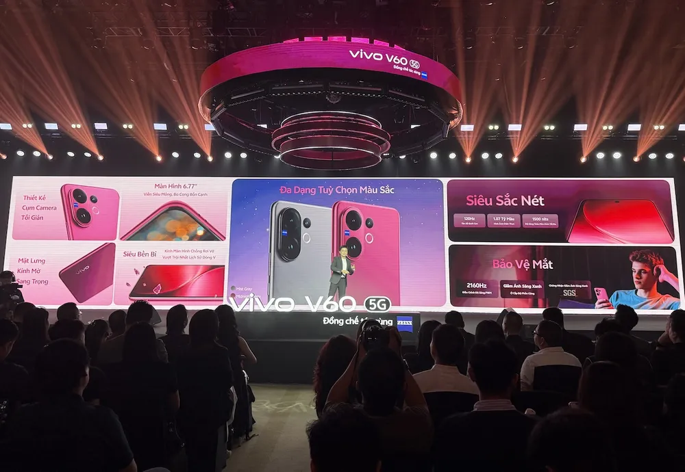 vivo V60 5G với màu sắc mới