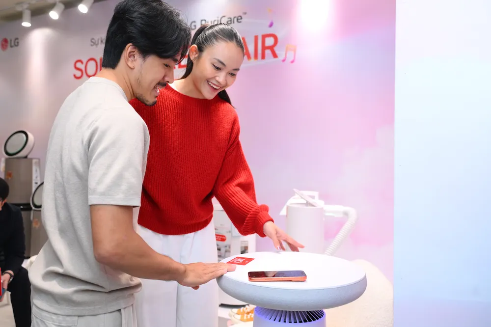 LG PuriCare AeroSpeaker là sự giao thoa hoàn hảo giữa công nghệ hiện đại và thiết kế nội thất cao cấp.png