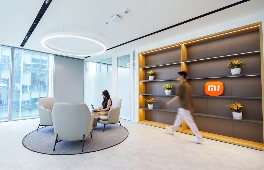 Một góc không gian văn phòng mới của Xiaomi