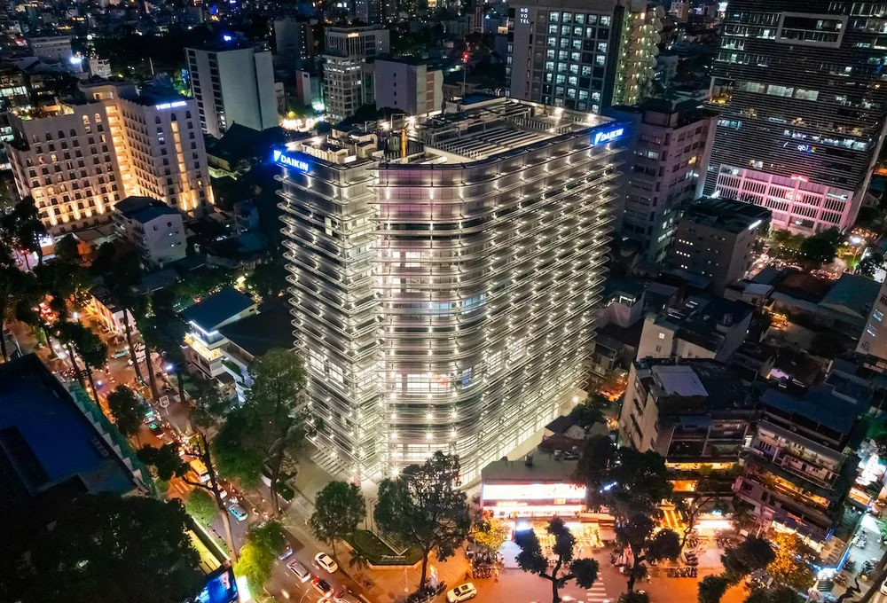 Daikin Air Tower với thiết kế xanh bền vững