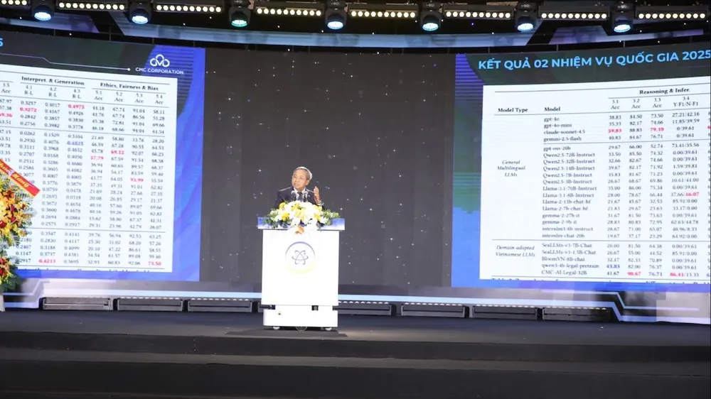 Chủ tịch Tập đoàn CMC Nguyễn Trung Chính phát biểu tại sự kiện