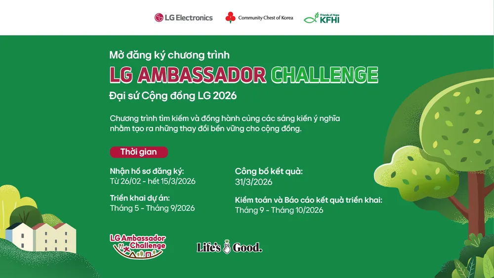 LG Electronics Việt Nam chính thức khởi động chương trình “Đại sứ Cộng đồng LG” 2026.jpg