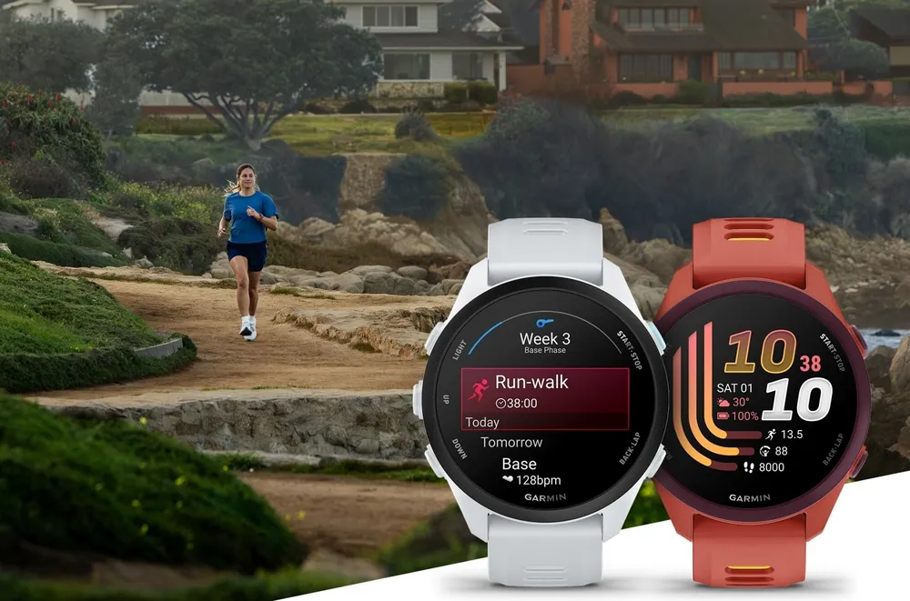Garmin Forerunner 70 và 170 hỗ trợ người mới bắt đầu chạy bộ