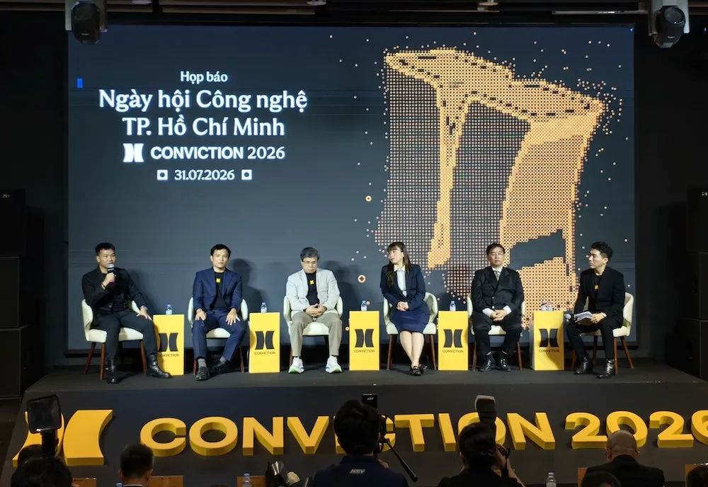 Họp báo công bố Conviction 2026 được tổ chức tại Trung tâm Khởi nghiệp đổi mới sáng tạo TPHCM